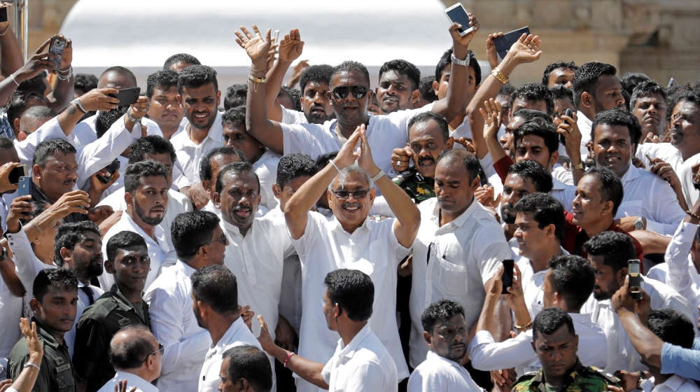 Rajapaksa Sri lanka Reuters