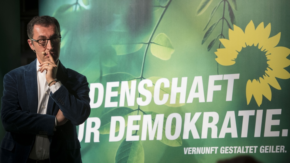 Greens Party Campaigns In Hesse State Elections In Offenbach