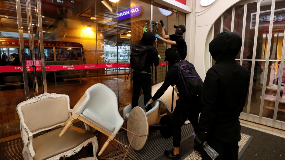 Anti-government demonstration in Hong Kong