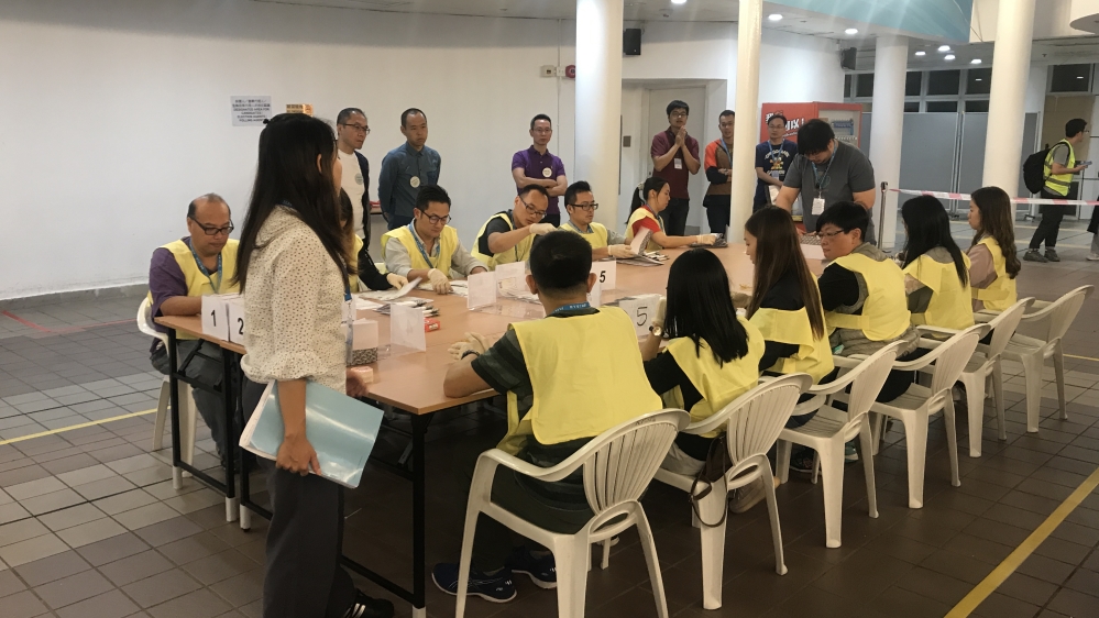 Local elections in Hong Kong