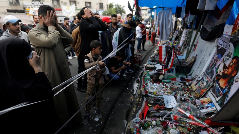 Iraqi demonstrators