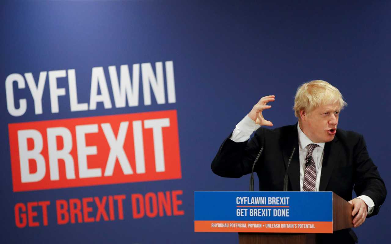 Boris in Wales - reuters