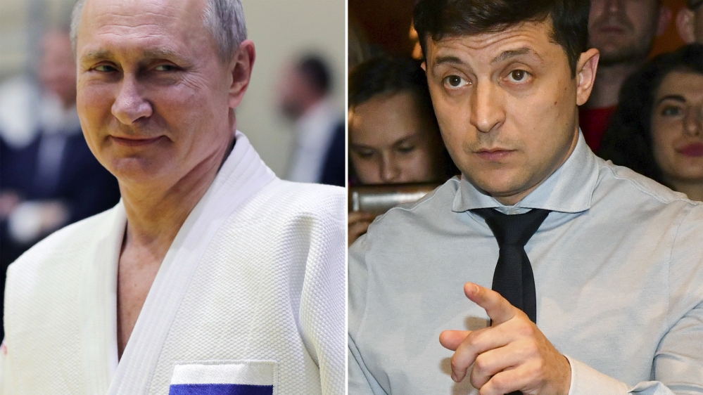 Putin, Zelensky Zelenskyy Ukraine Russia