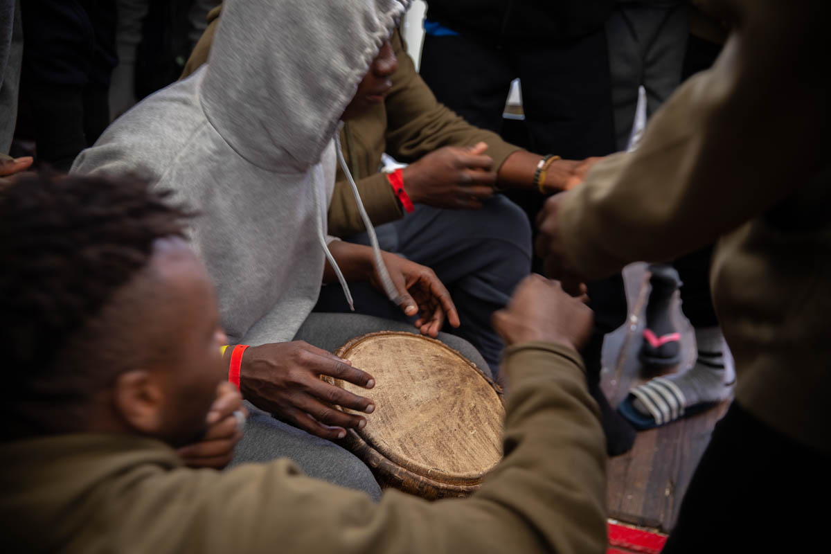 Despite their traumatic experiences and the arduous journey on land and sea, the refugees and migrants remained hopeful of the pain giving way to joy by reaching the “safety of Europe” and providing f