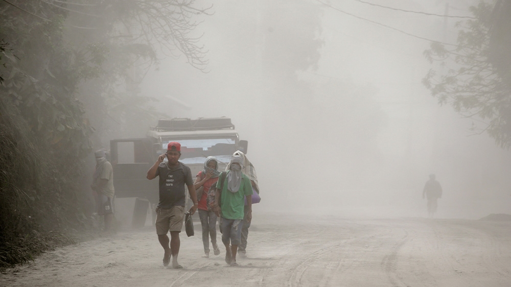Philippines volcano