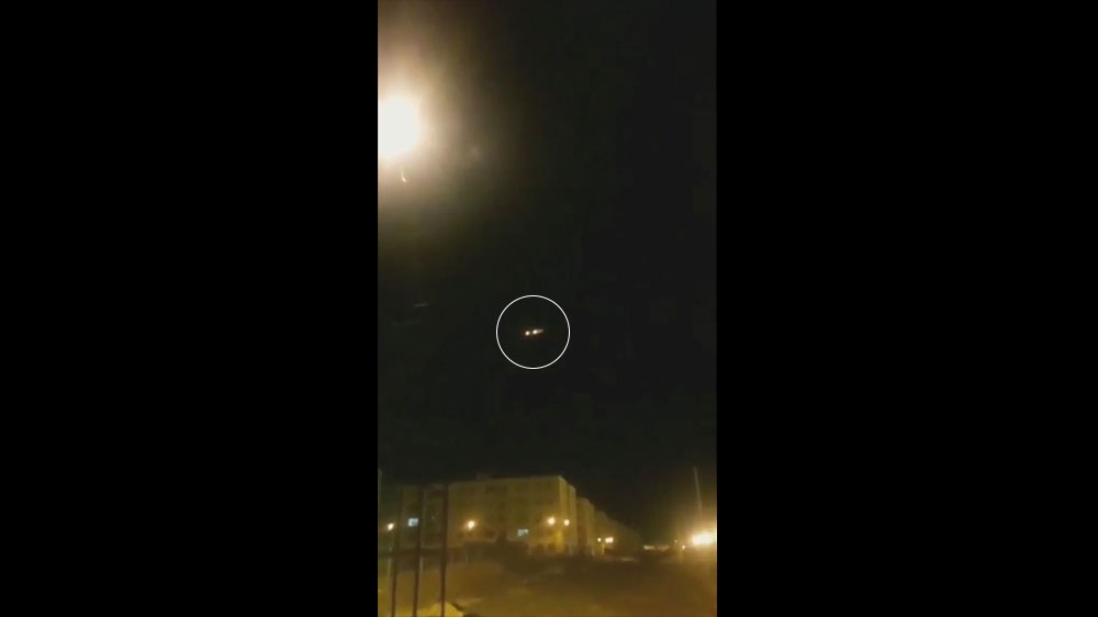 Video appears to show Ukraine plane hit by missile