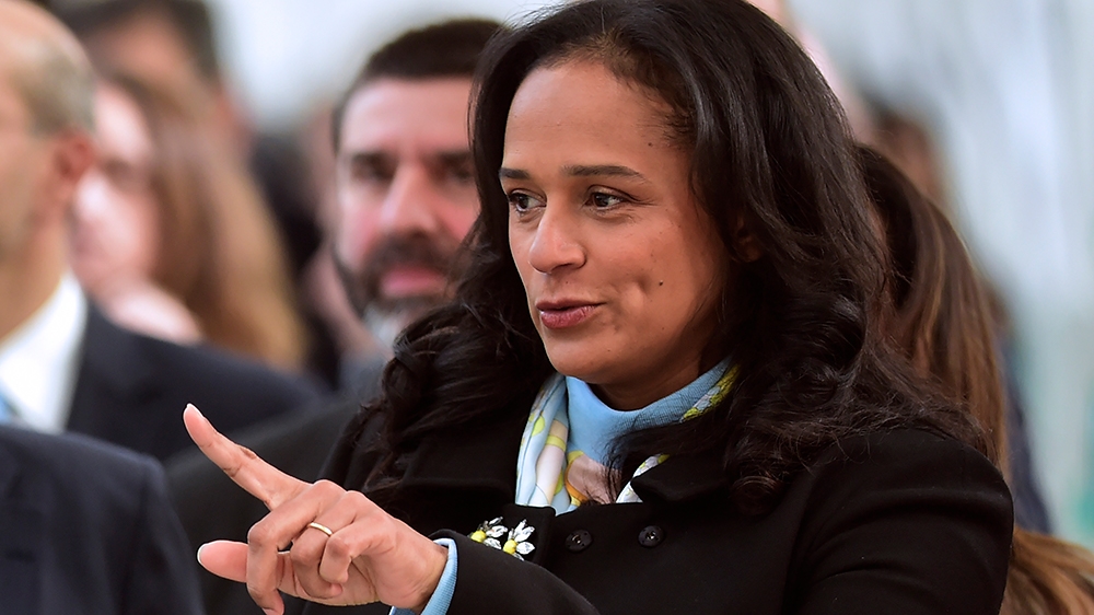 Angolan businesswoman Isabel dos Santos