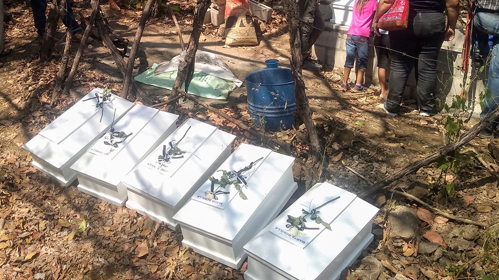 EL SALVADOR MASSACRE REMAINS