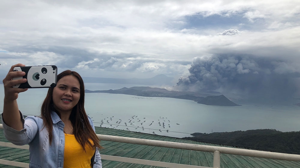 Philippines volcano