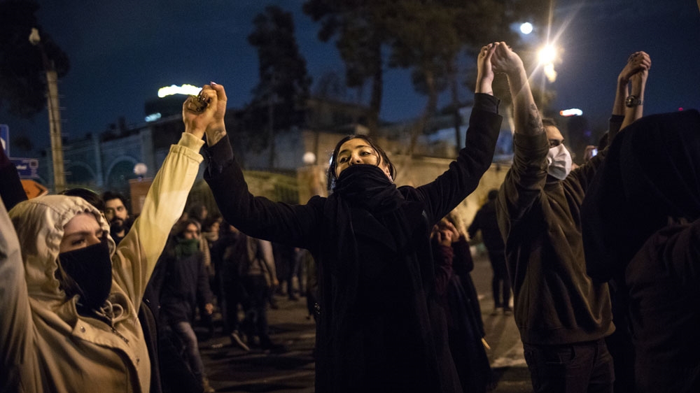 Anti-government protests Tehran
