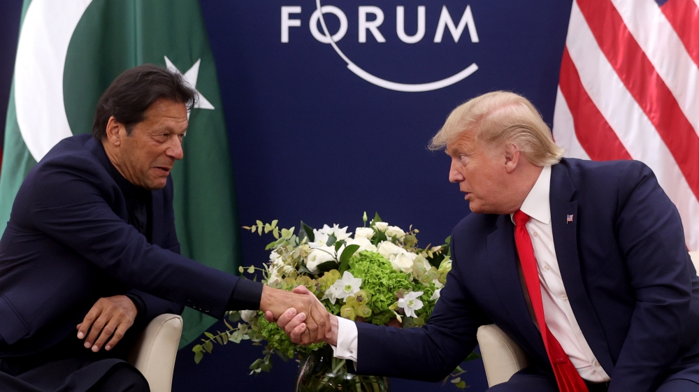 2020 World Economic Forum in Davos, Imran Khan and Trump