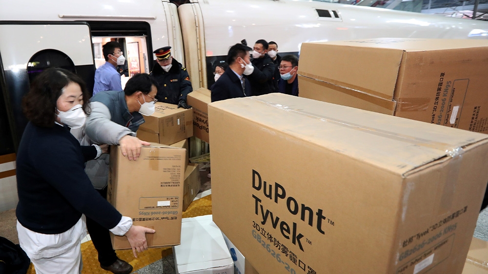 China virus supplies