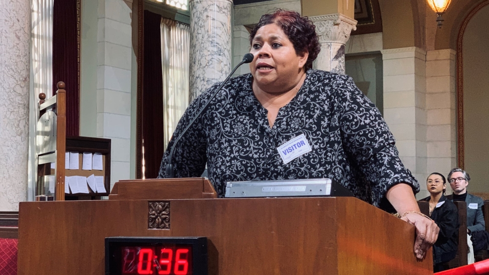 Grandmother and child migrant activist Mayra Todd 