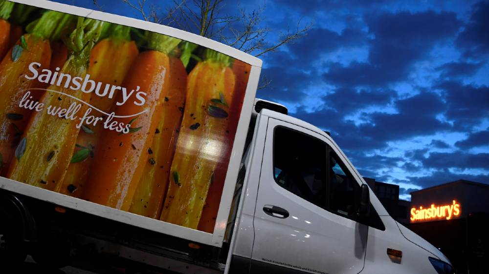 Sainsbury''s sign - reuters