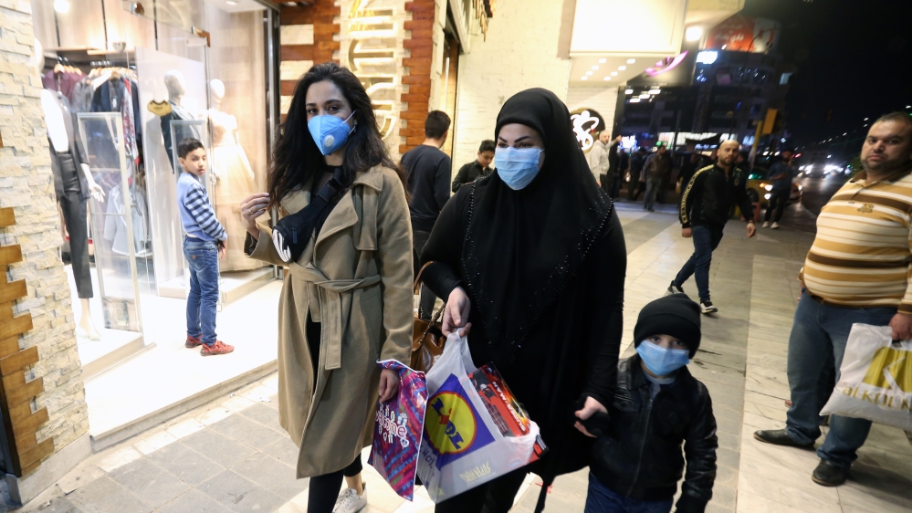 Coronavirus precautions in Iraq's Baghdad