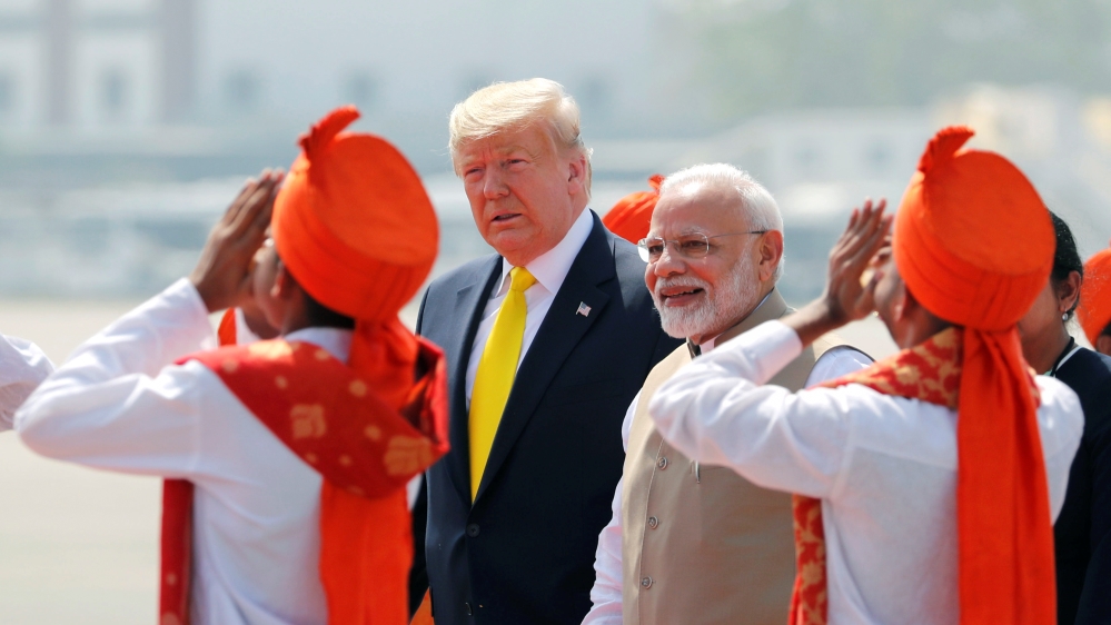 U.S. President Donald Trump visits India