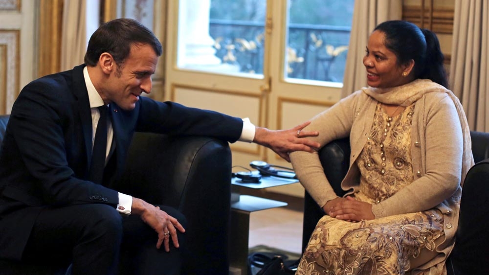 Macron Aasia bibi