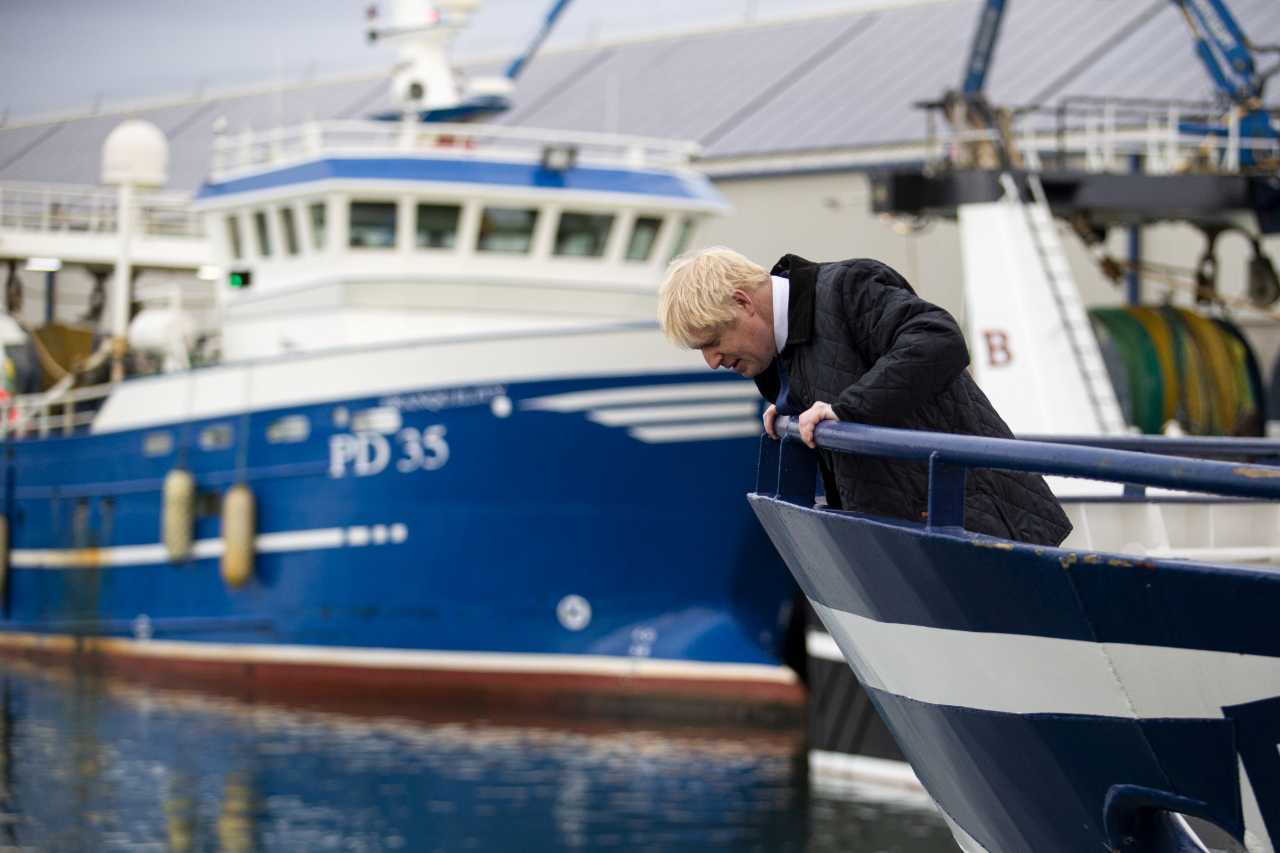 Brexit fishing protest - reuters