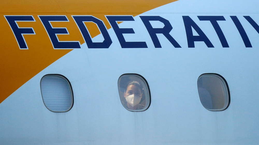 Brazil coronavirus flight