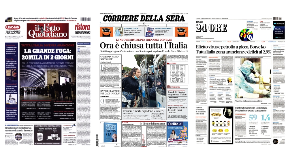 italy newspaper