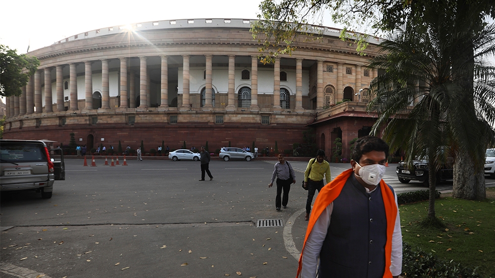 Indian parliament house