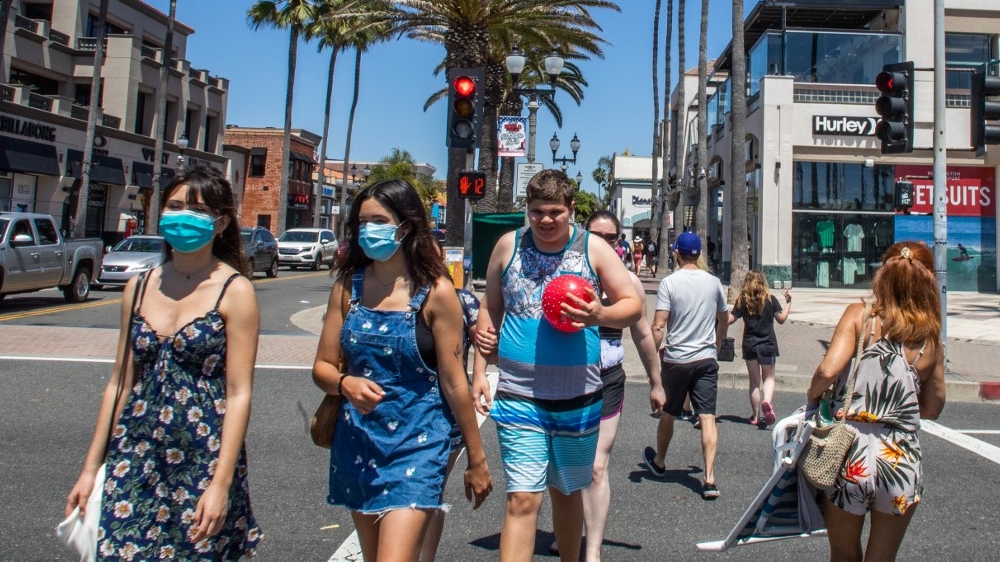 Coronavirus California US 