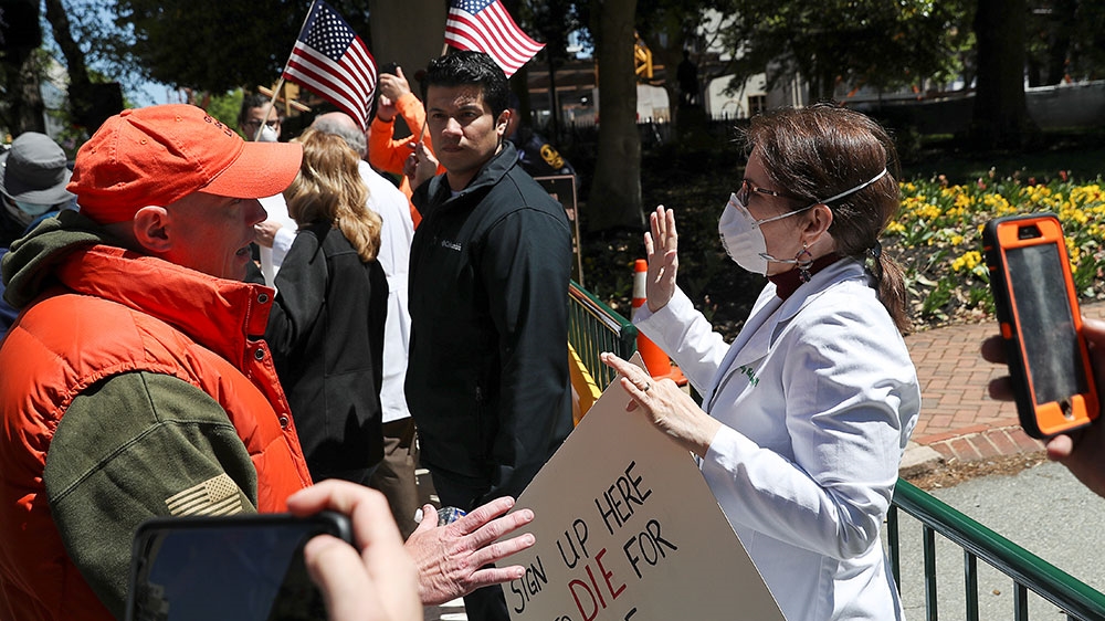 US anti-lockdown protests