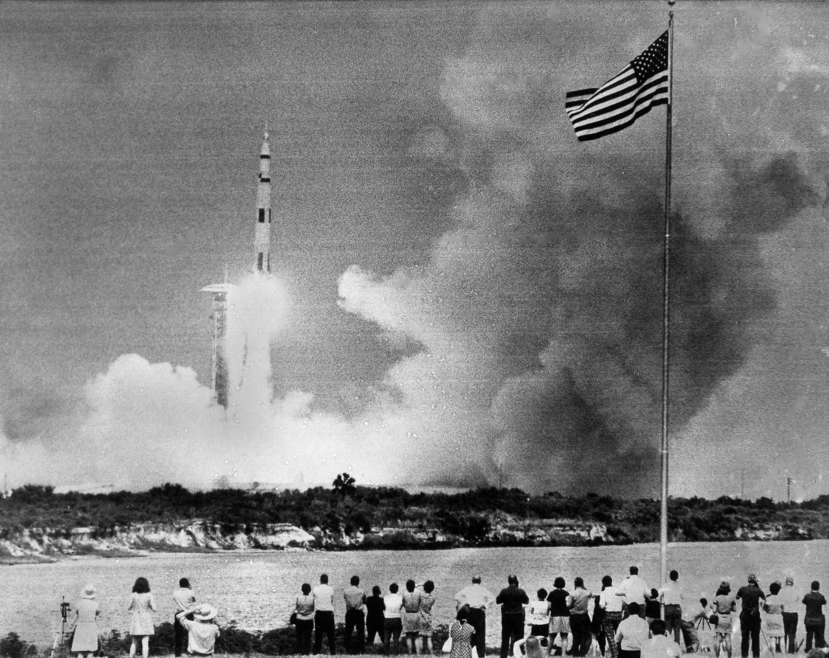 FILE - In this April 11, 1970 file photo, the Saturn rocket carrying the Apollo 13 spacecraft lifts off the launch pad at Cape Kennedy, Fla. It really is rocket science and it really is hard. North Ko