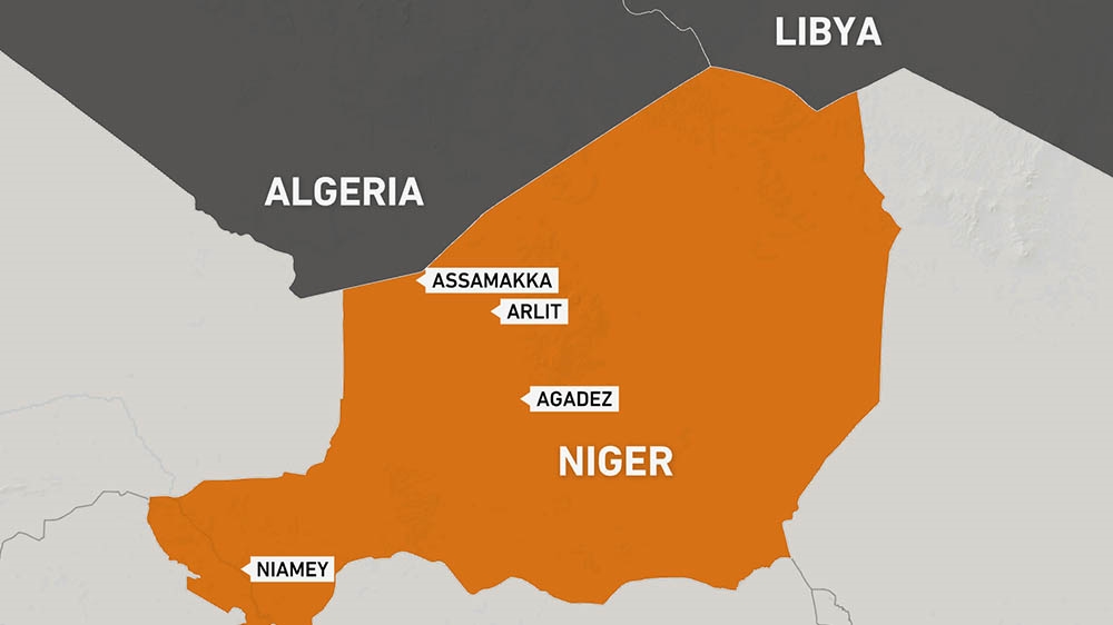 Niger map