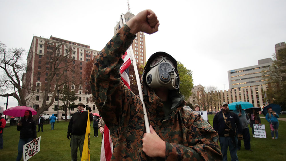 Michigan lockdown protests
