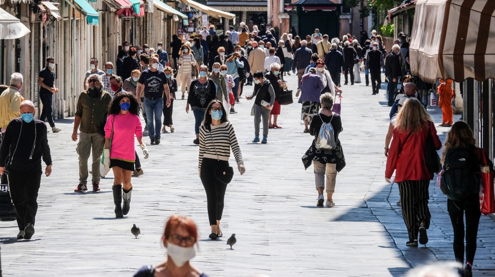 More movement is seen in the streets as the country begins slightly relaxing restrictions, as it prepares a staged end to Europes longest lockdown due to spread of the coronavirus disease (COVID-19),