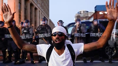 Protests in Louisville following the death of Breonna Taylor