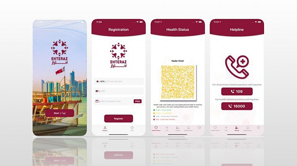 Ehteraz app Qatar