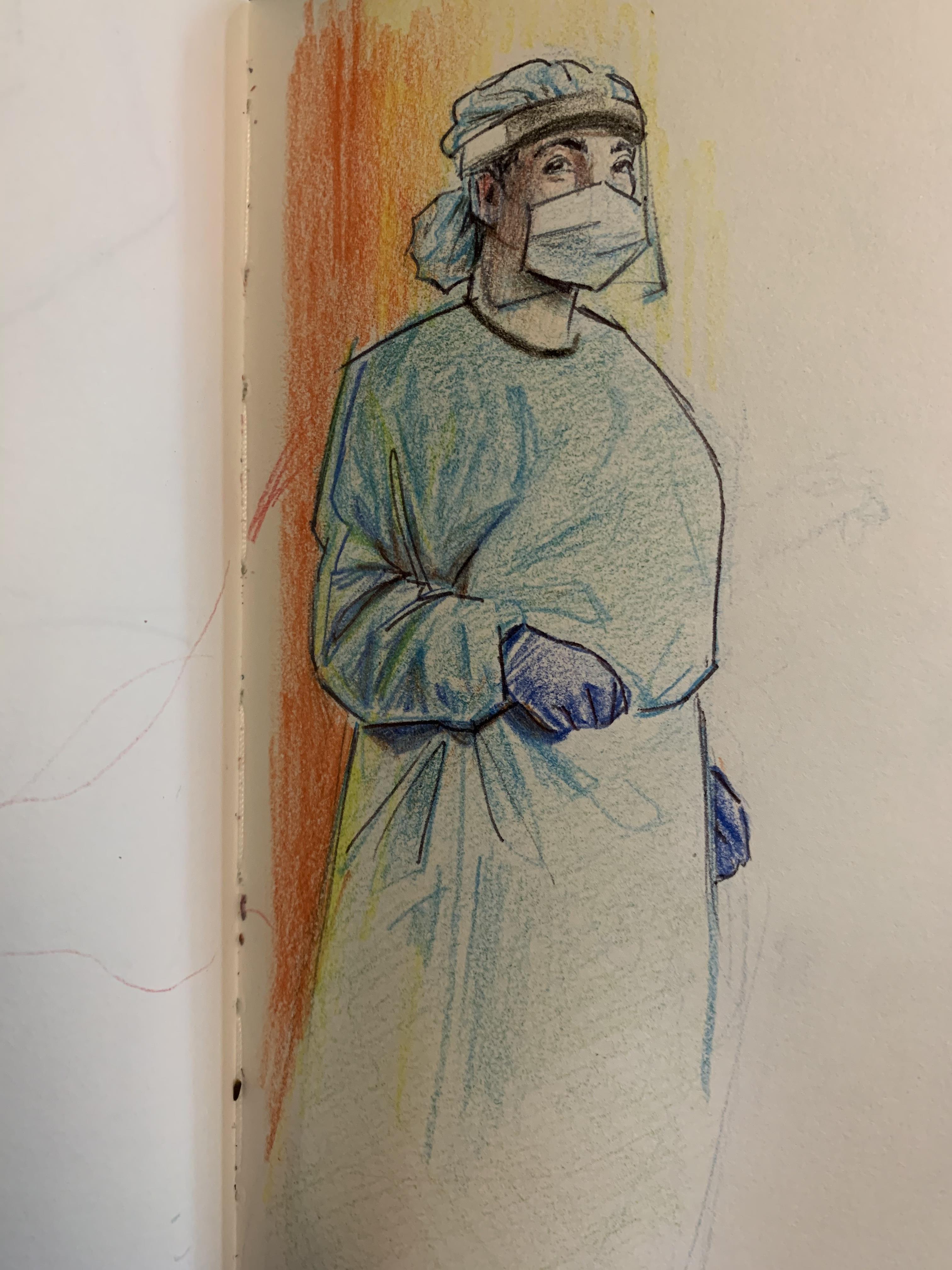 PMIS - Colin Baker article - Sketch by David Vargas