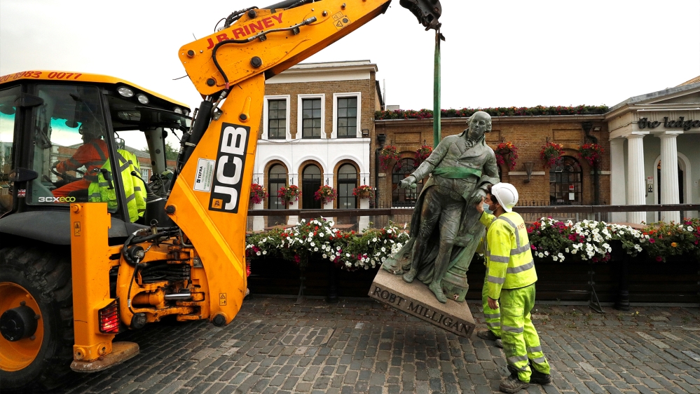 Racist and colonial statues/Paul M Farber