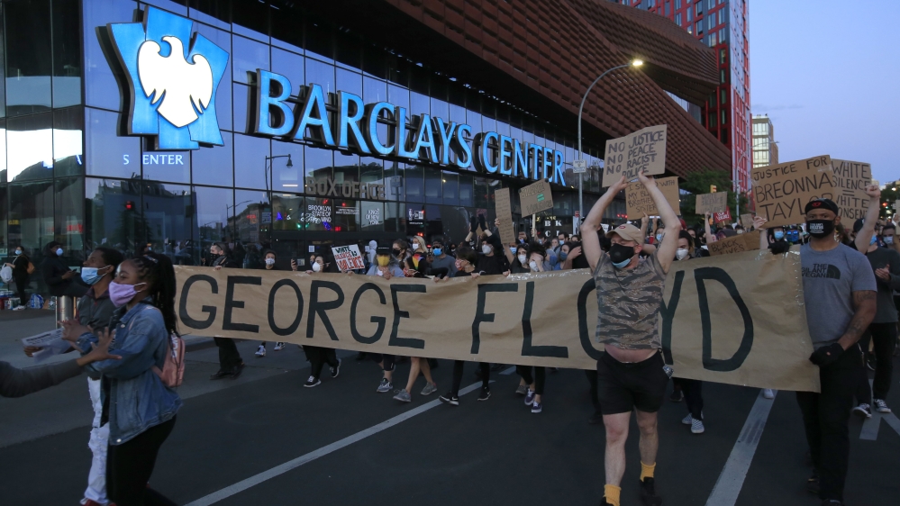 Protests Against Police Brutality Over Death Of George Floyd Continue In NYC