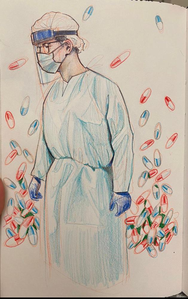 PMIS - Colin Baker article - Sketch by David Vargas