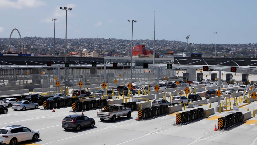 US Mexico border