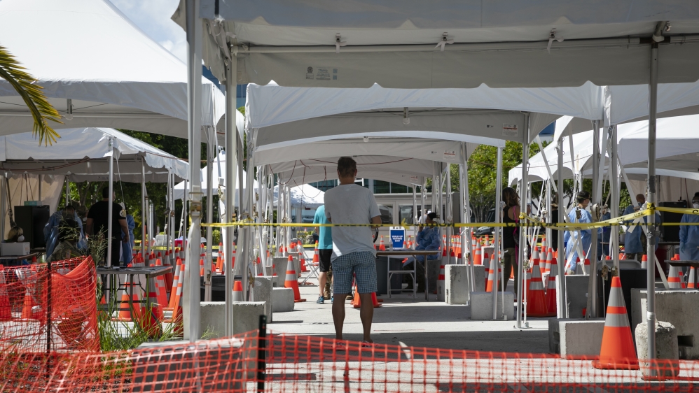 Walk-up COVID-19 testing centers in Miami