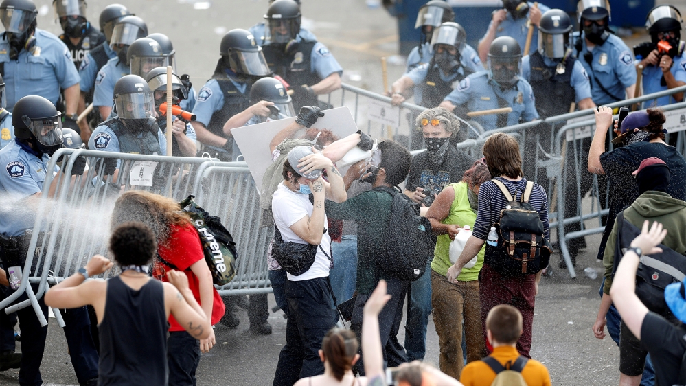Minneapolis police department/protests