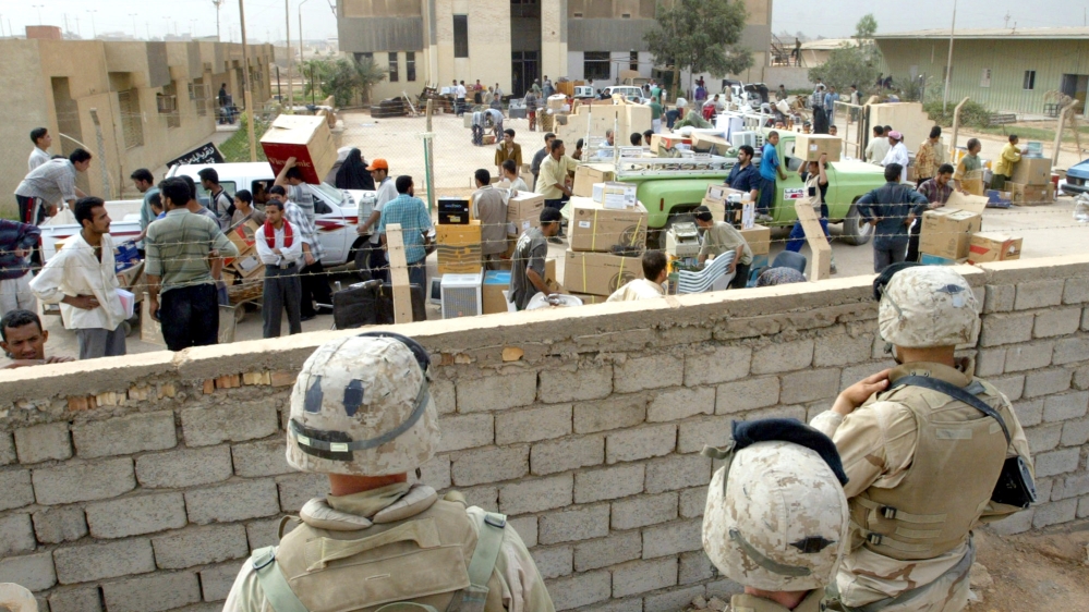 Looting in Baghdad