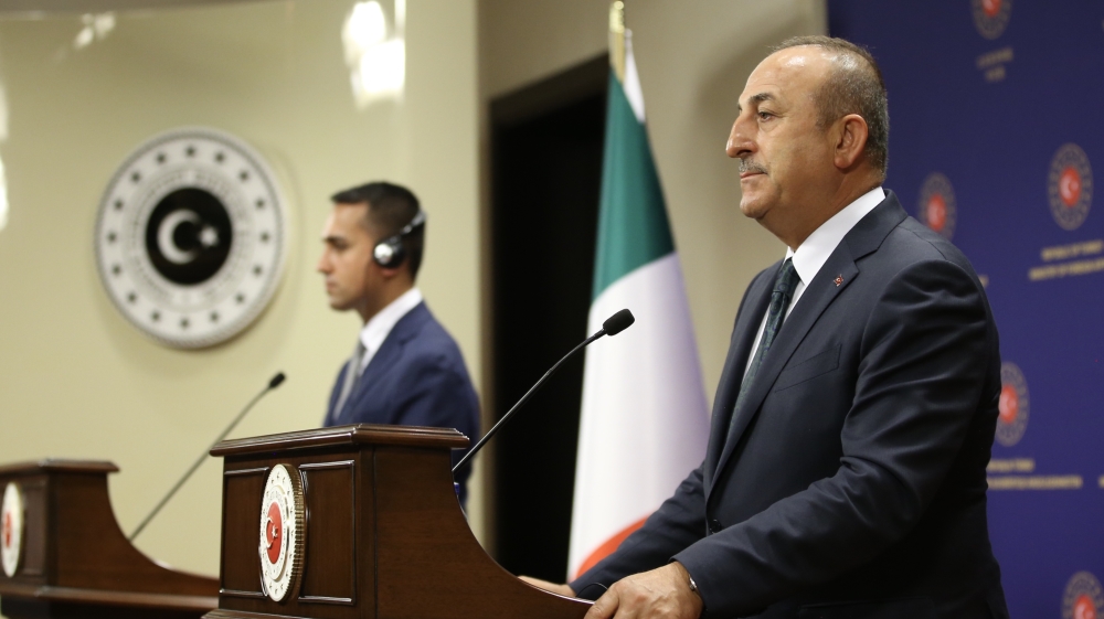 Mevlut Cavusoglu - Luigi Di Maio meeting