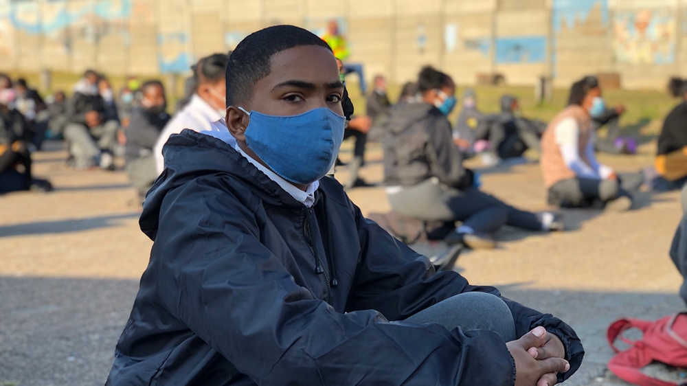 South Africa school opening - COVID19- Westbury Primary school in Johannesburg [Dorion Alexander/Al Jazeera]