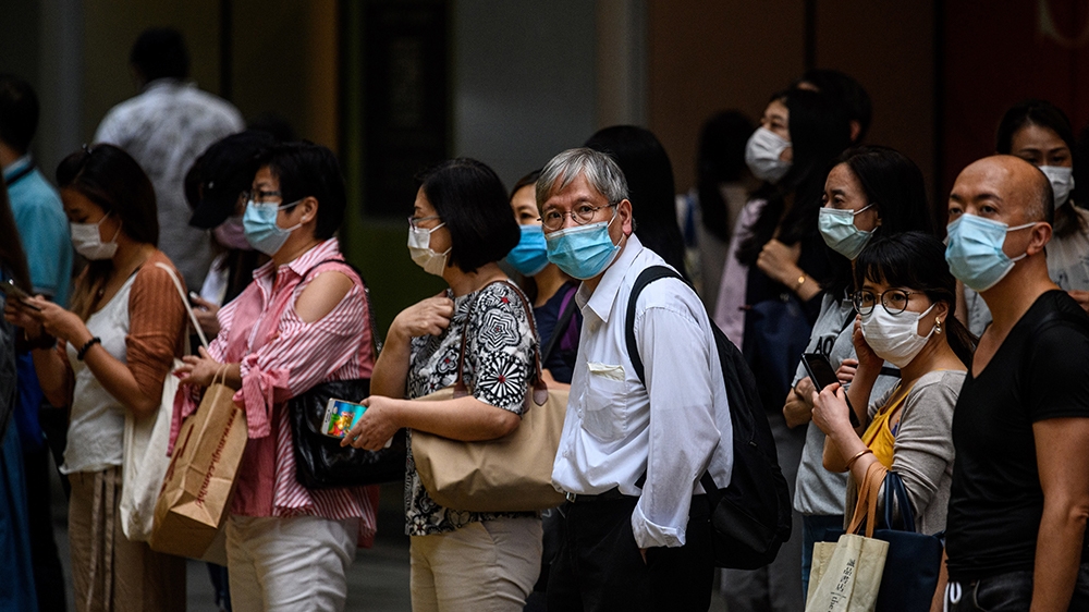 outside image - Hong Kong coronavirus curbs