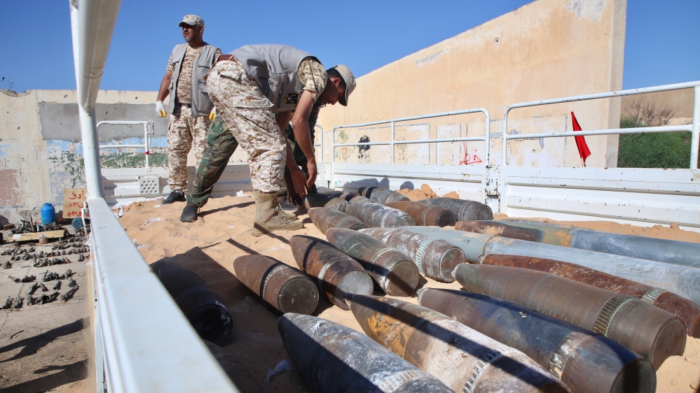10 tons of explosives cleared from civilian settlements neutralized in Libya