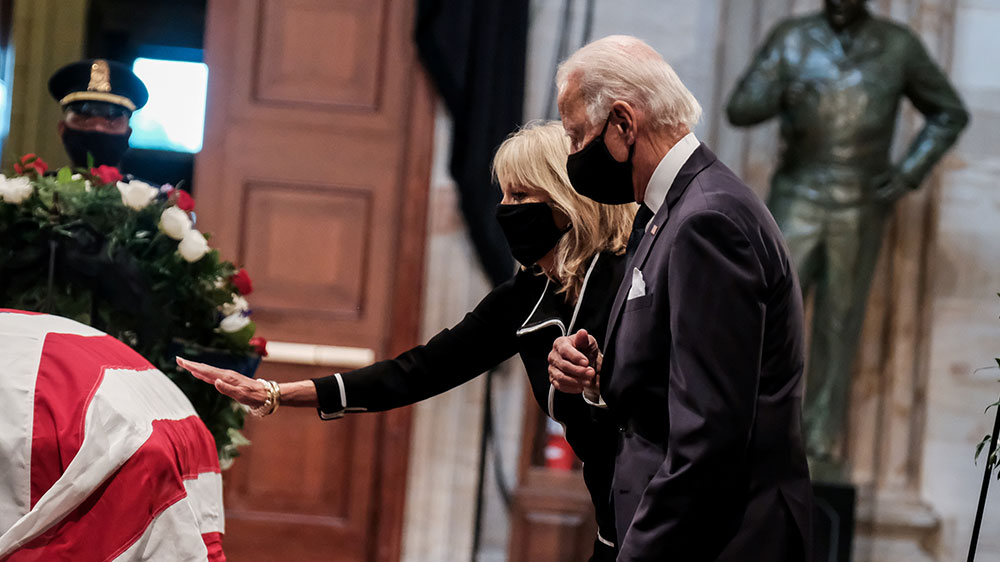 Joe Biden John Lewis memorial