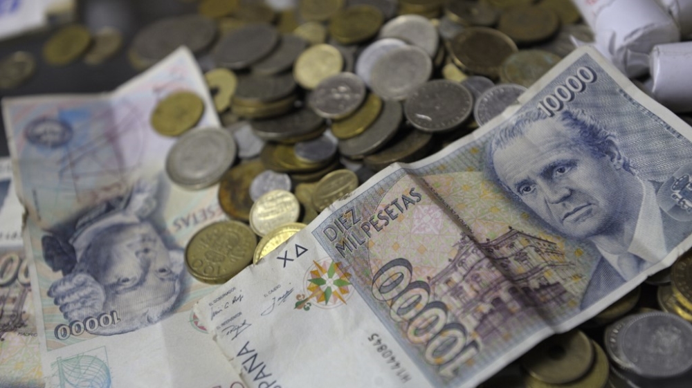 Spain old currency Peseta