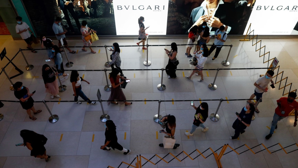 Singapore mall economy