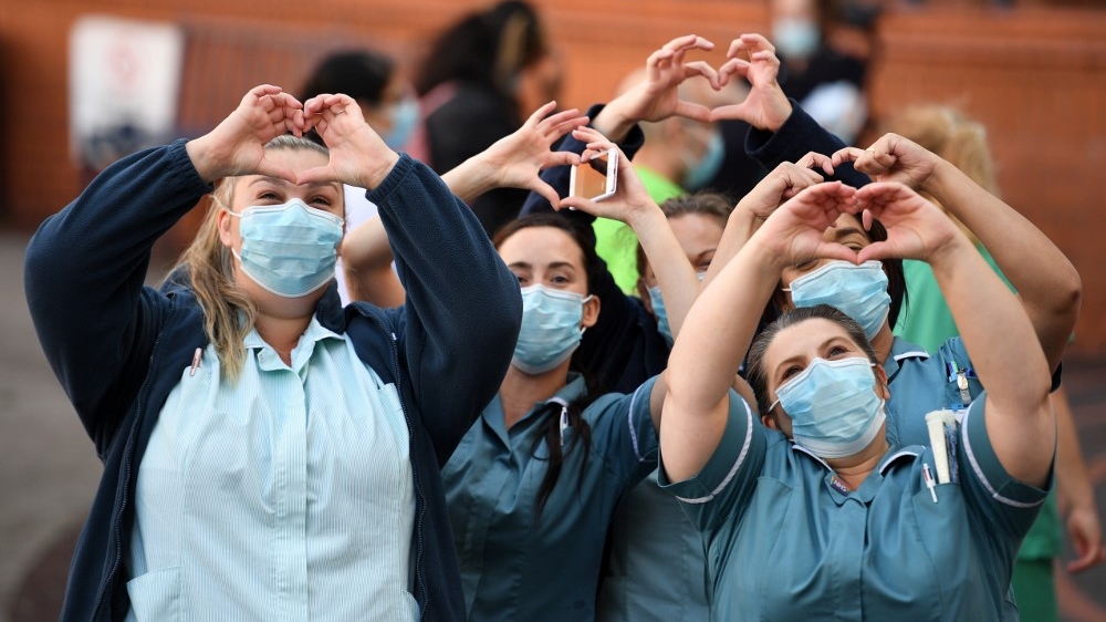 BRITAIN - HEALTH - CLAP - NHS - ANNIVERSARY