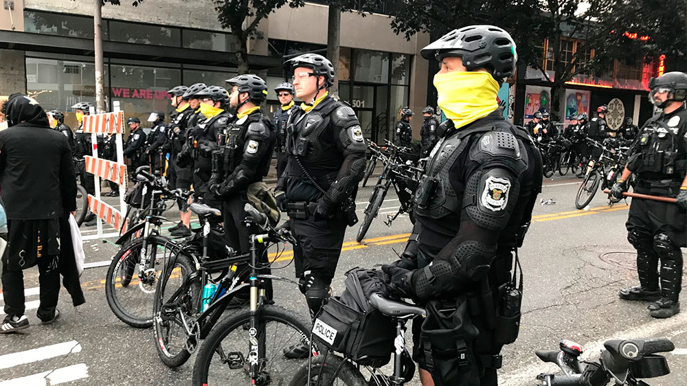 Seattle CHAZ or CHOP occupied zone